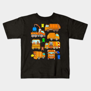 Trash Truck Kids Kids T-Shirt